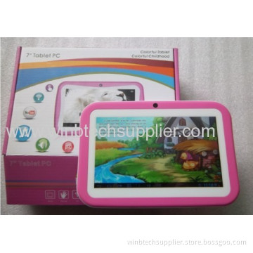 New R70dc Kids Tablet Pc Android 4.2 7 Inch 1024x600 Rk2926 Dual Core Bluetooth 5121g/8gb Kids Games &amp; Edu Apps 